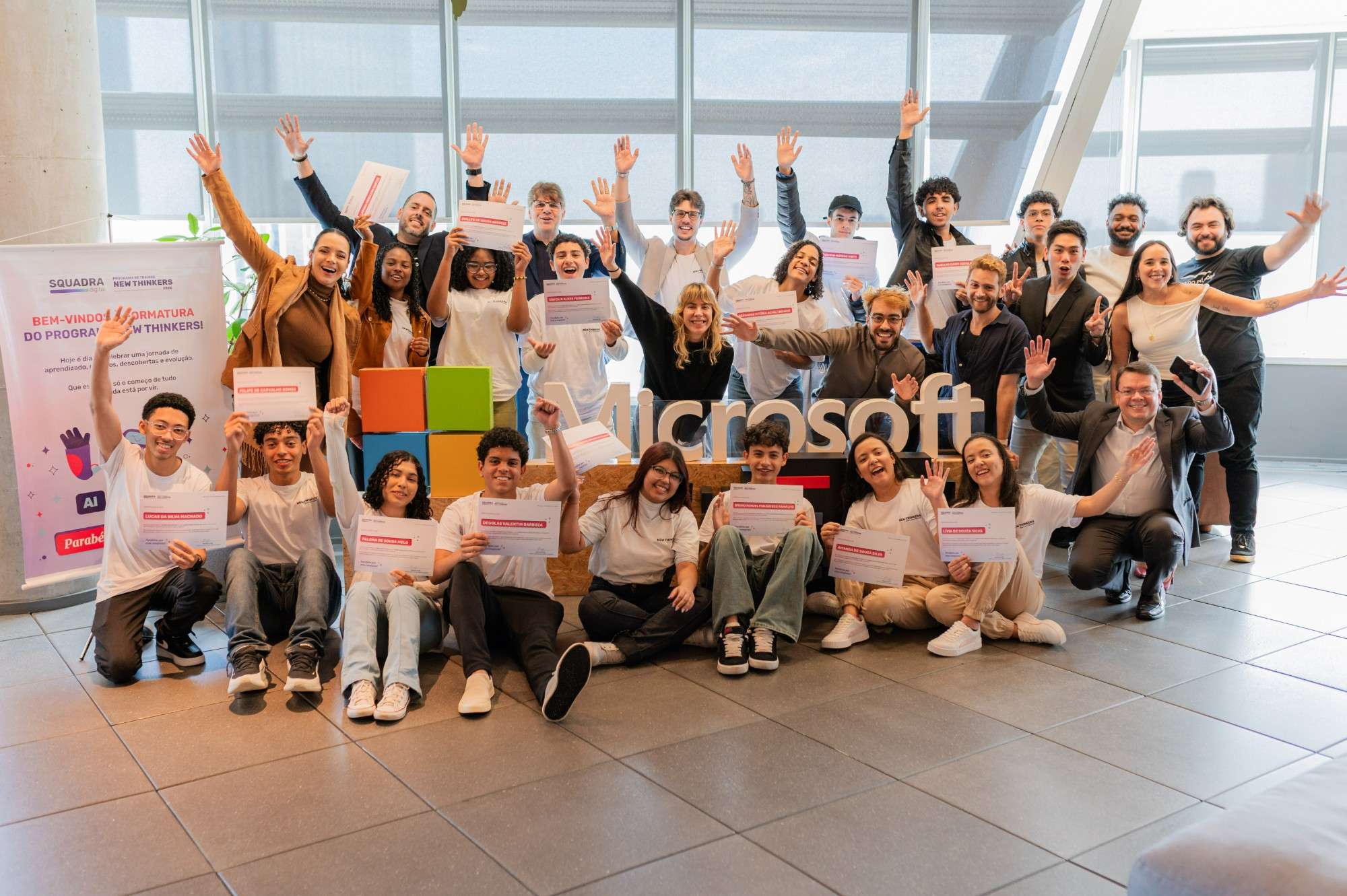 Squadra promove formatura do New Thinkers 2026 e coloca a IA como alavanca social