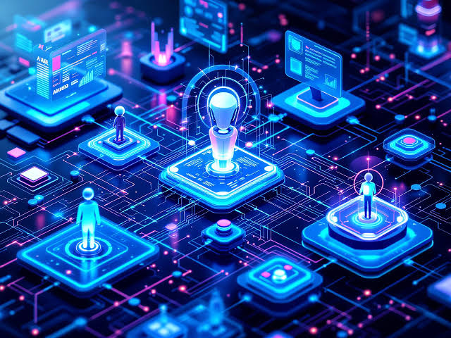 Tecnologia conectando varias pessoas
