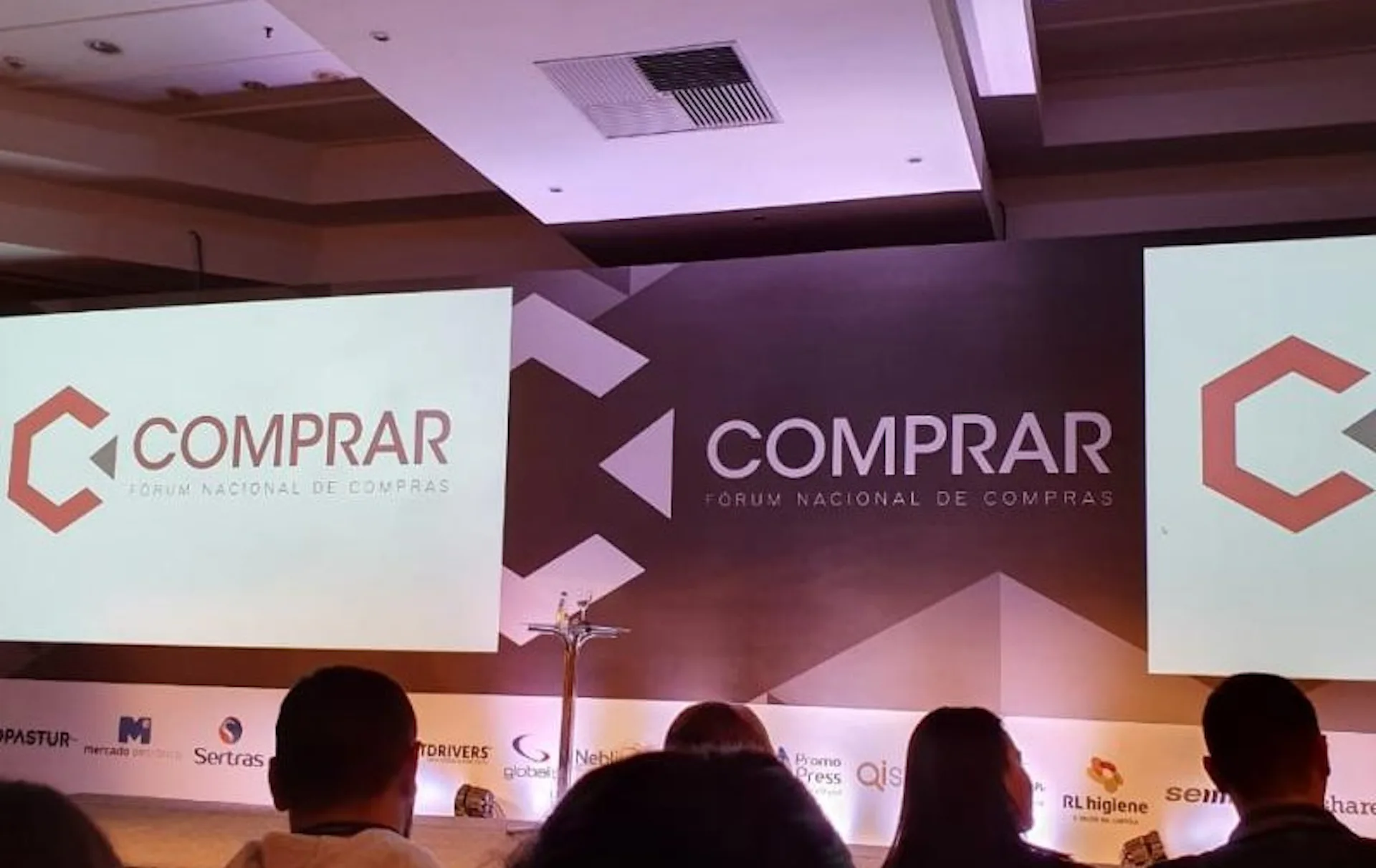 Evento Fórum Nacional de Compras 2019.
